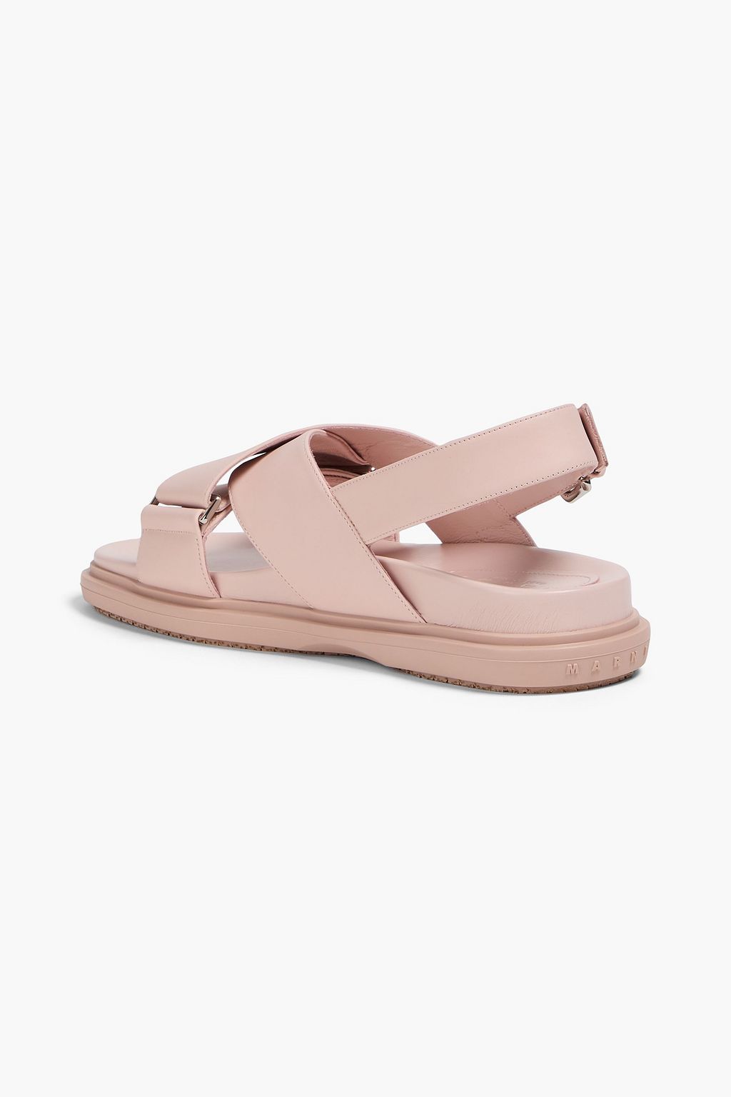 MARNI Fussbett leather slingback sandals