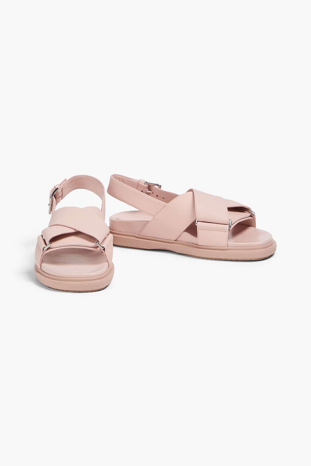 MARNI Fussbett leather slingback sandals
