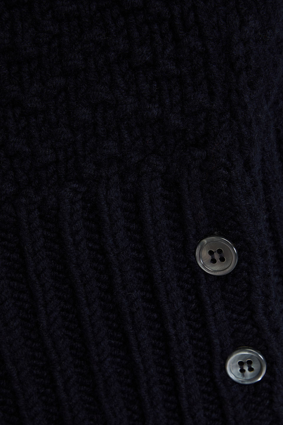 Thom Browne Striped Wool-blend Cardigan In Navy