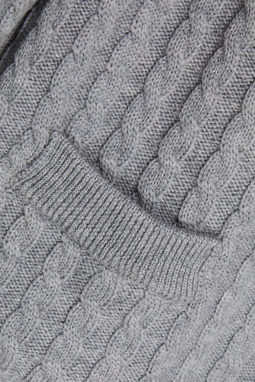 THOM BROWNE كارديغان من الصوف بحبكة مجدولة