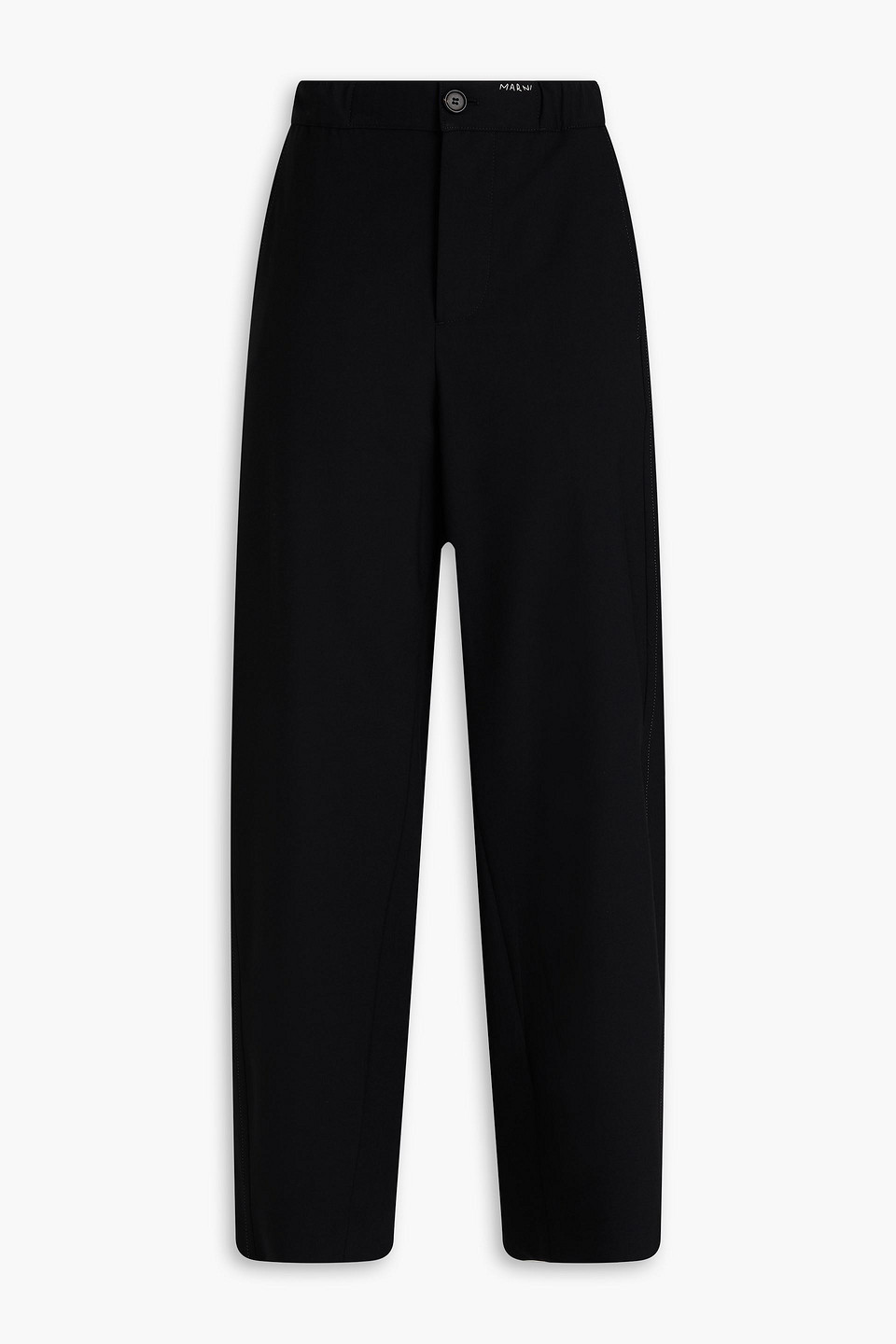 Marni Karottenhose Aus Webstoff In Schwarz