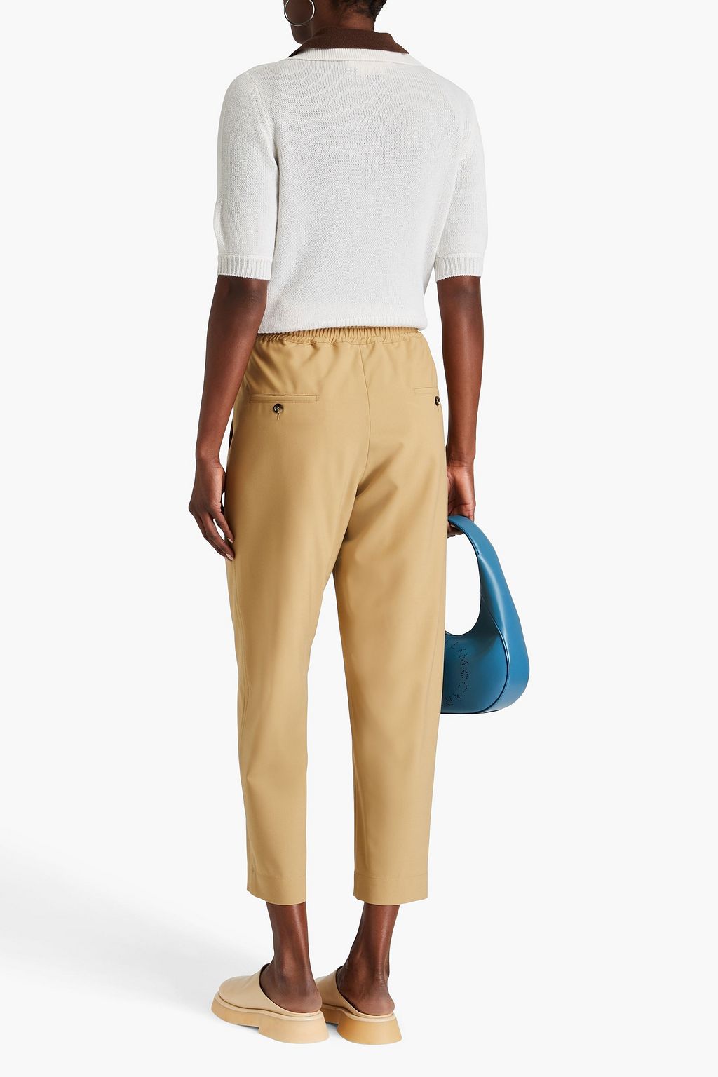 MARNI Cropped Karottenhose aus Webstoff