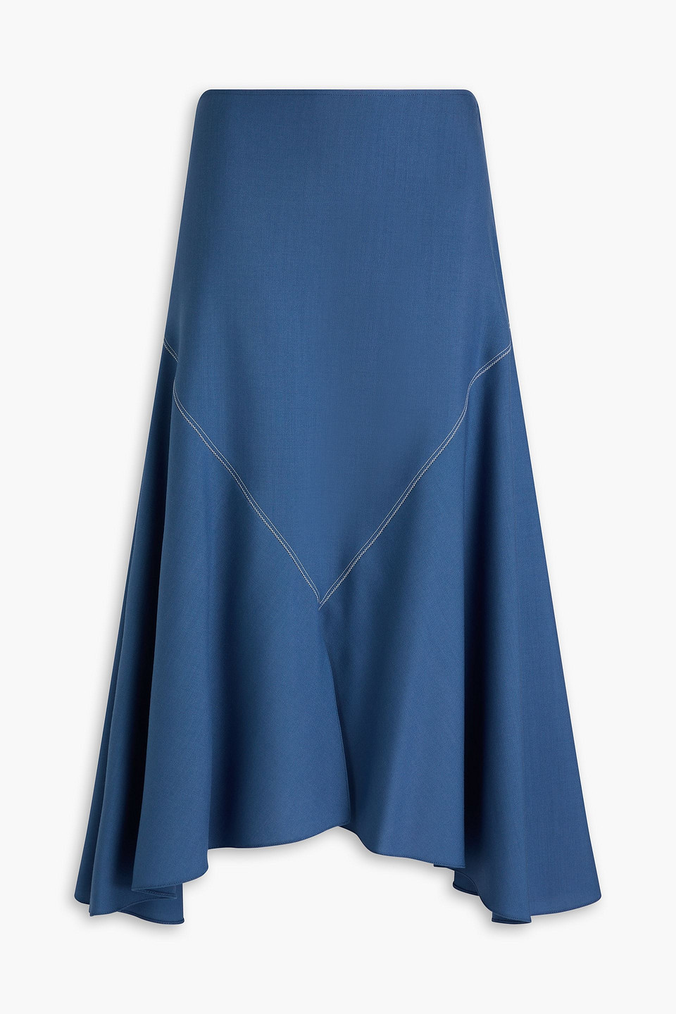 Marni Midirock Aus Wolle In Schieferblau