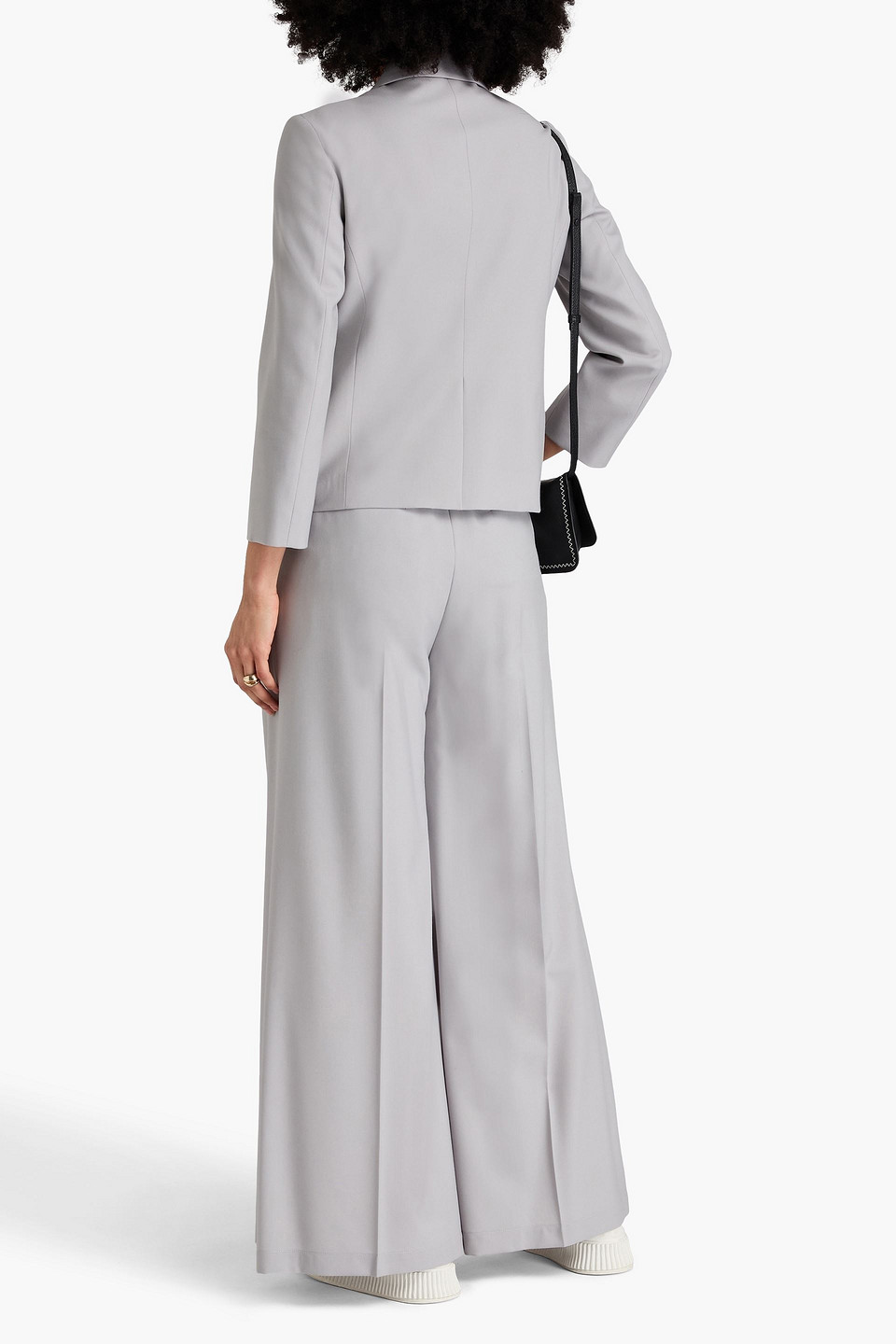 Marni Blazer Aus Wolle In Hellgrau