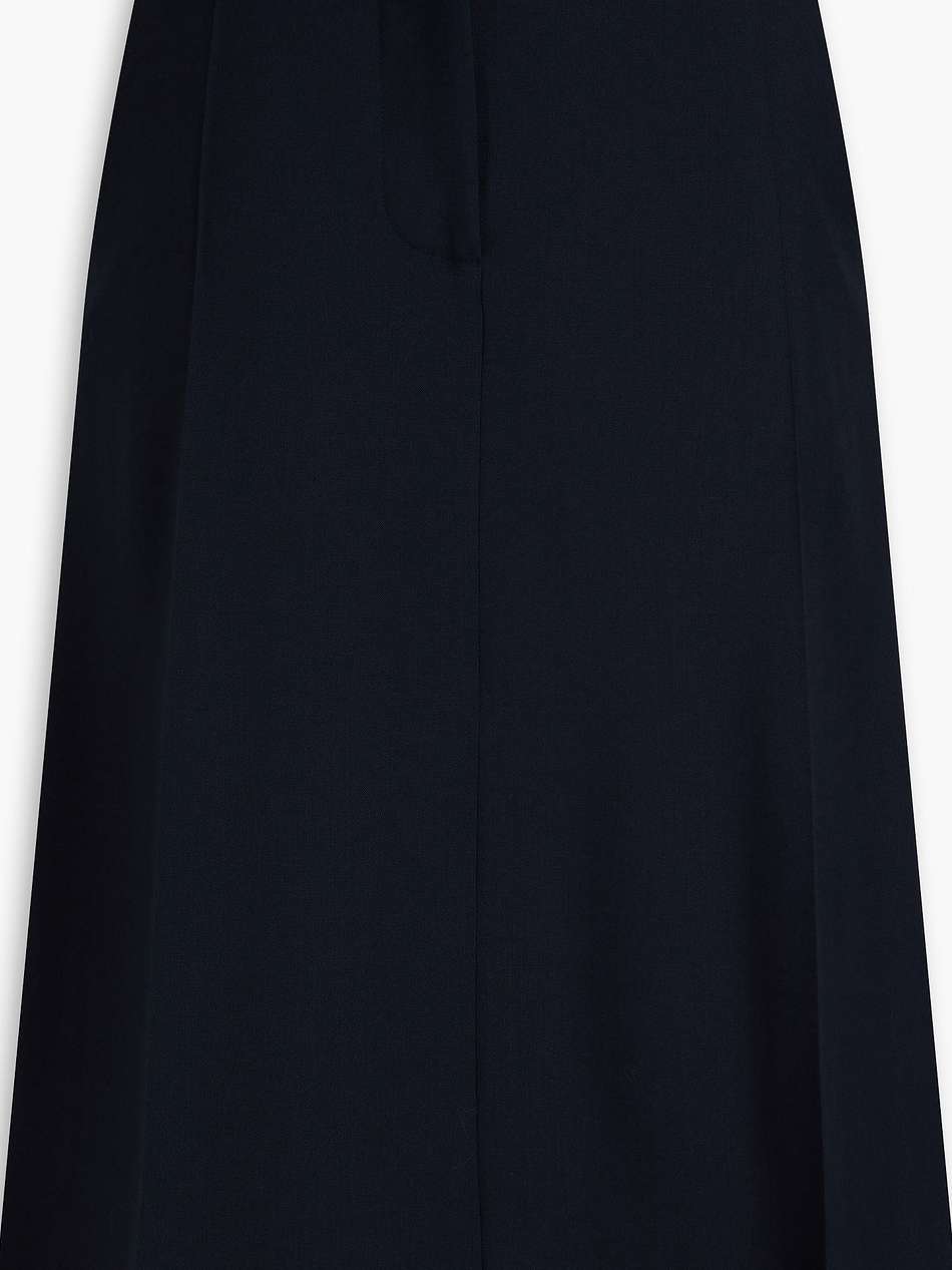 wool midi skirt