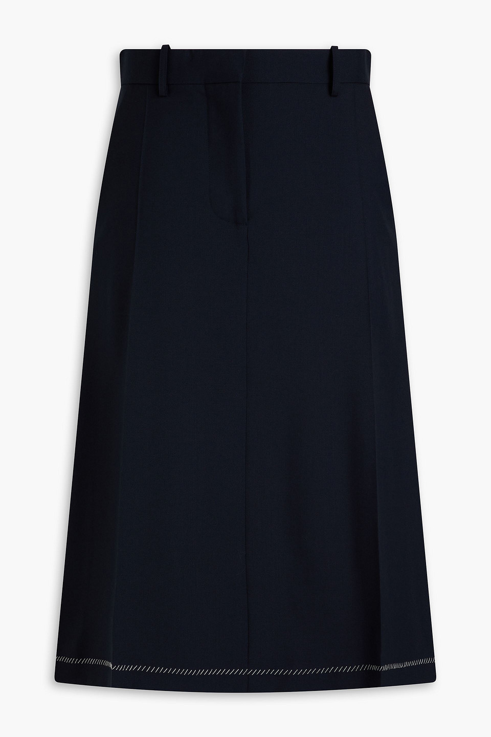 Marni Midirock Aus Wolle In Marineblau