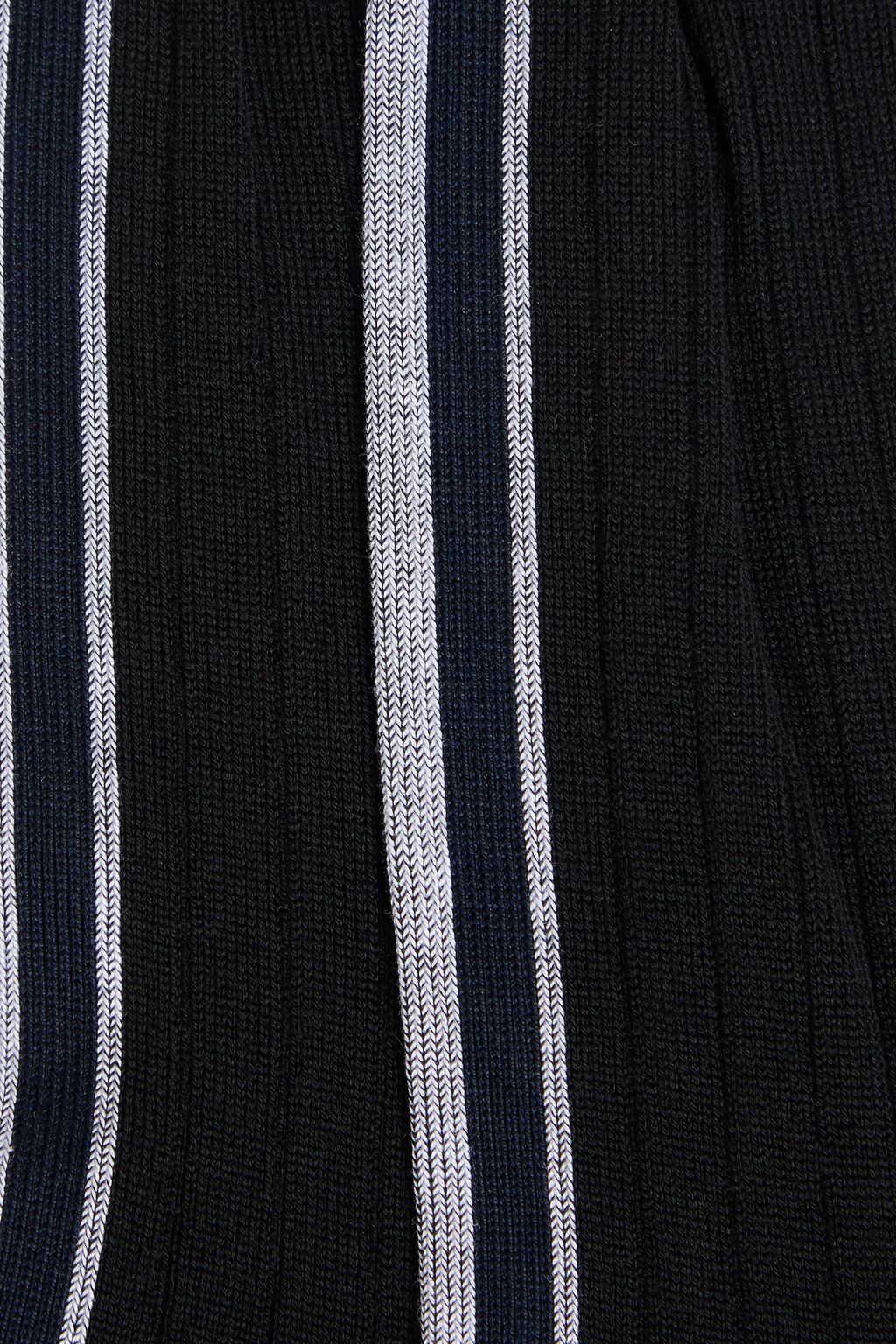 THOM BROWNE الجوارب من صوف الميرينو المضلّع