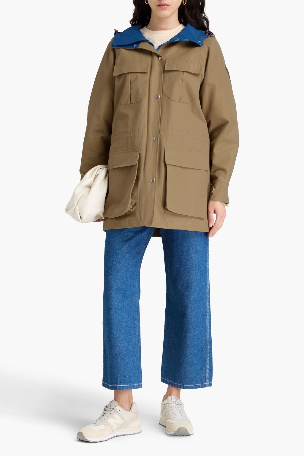 TORY BURCH 코튼 혼방 파유 파카