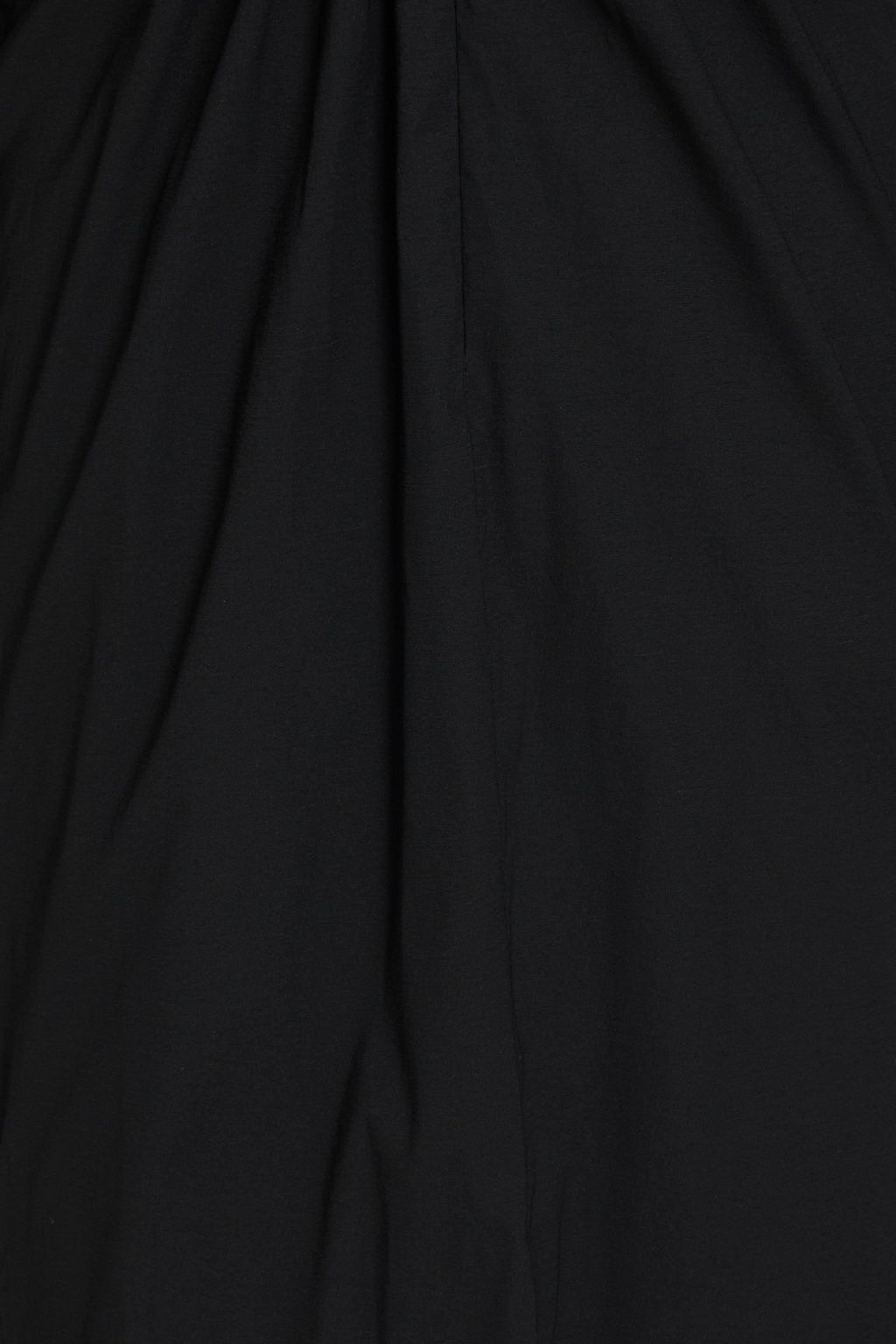 ALAÏA Gathered taffeta midi dress