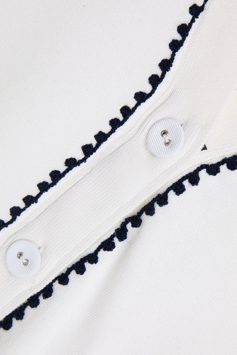 Thom Browne Silk And Cotton-blend Cardigan In White