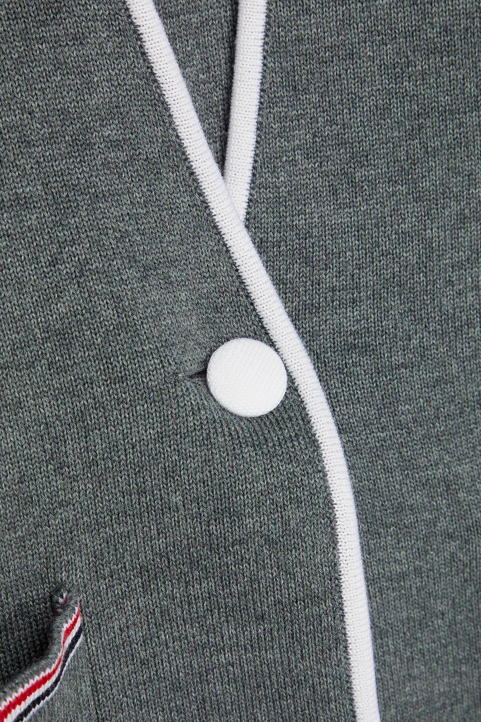 Thom Browne Wool-blend Blazer In Gray