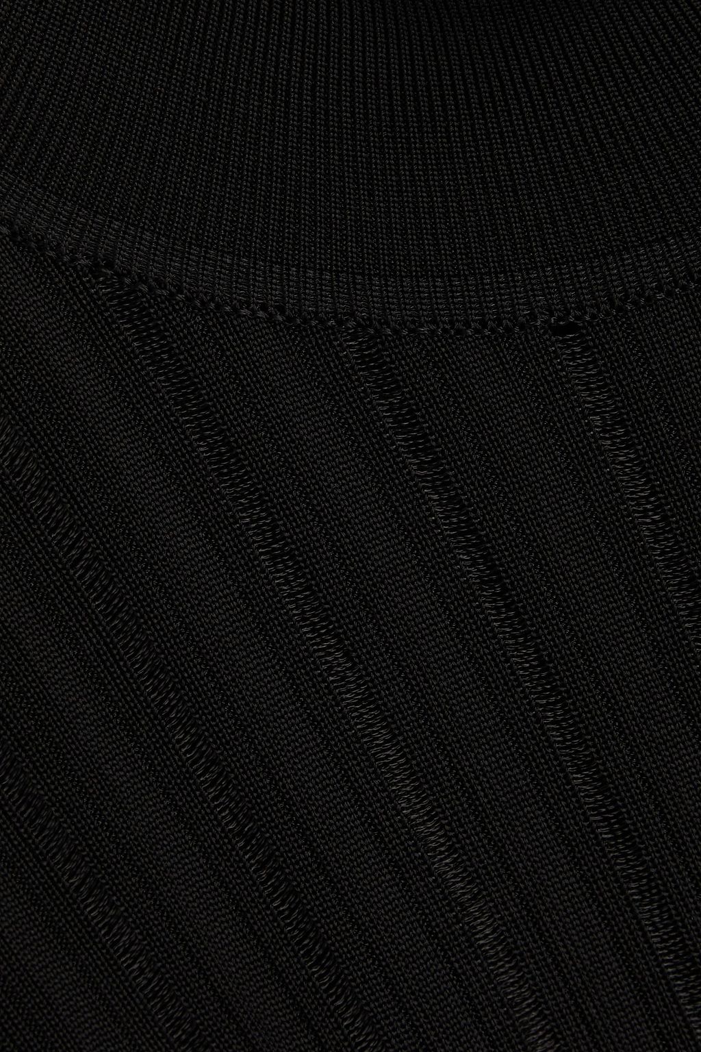 ALAÏA Ribbed-knit turtleneck sweater