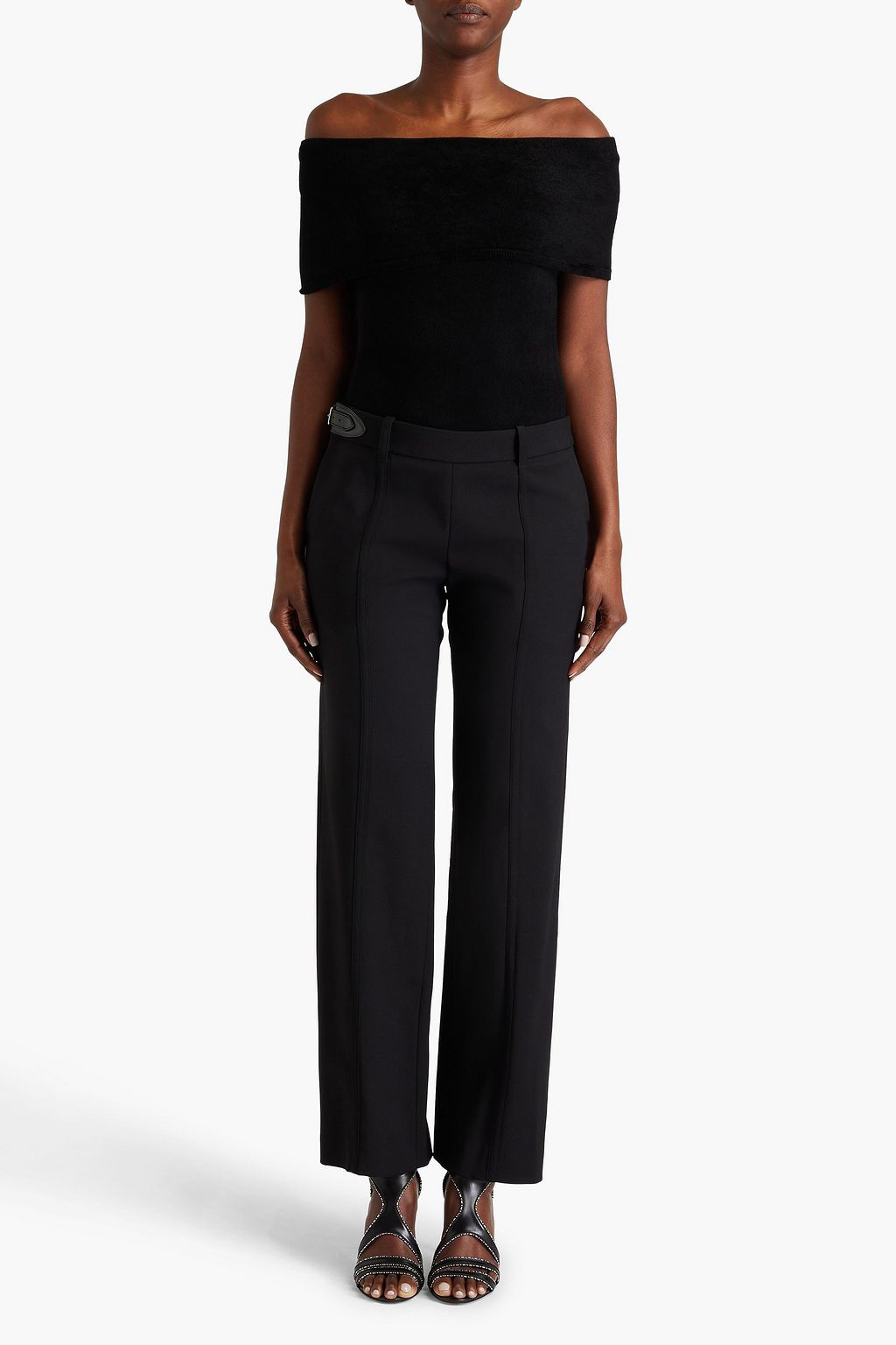 ALAÏA Off-the-shoulder chenille bodysuit
