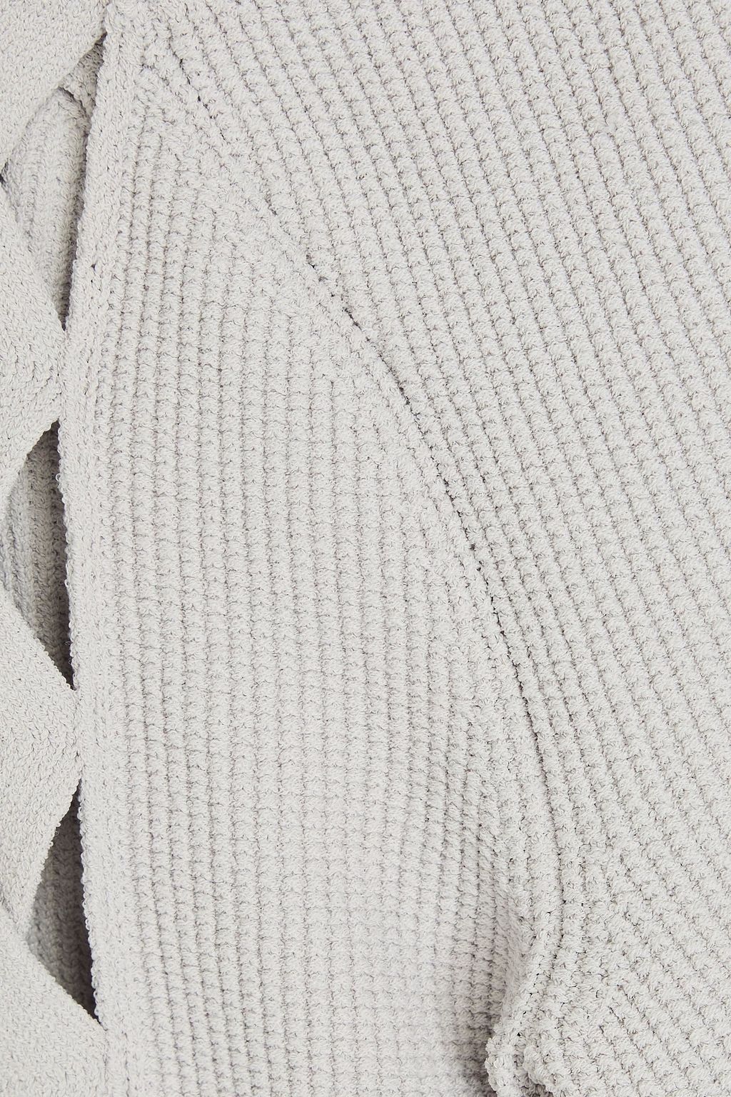 ALAÏA Waffle-knit turtleneck sweater
