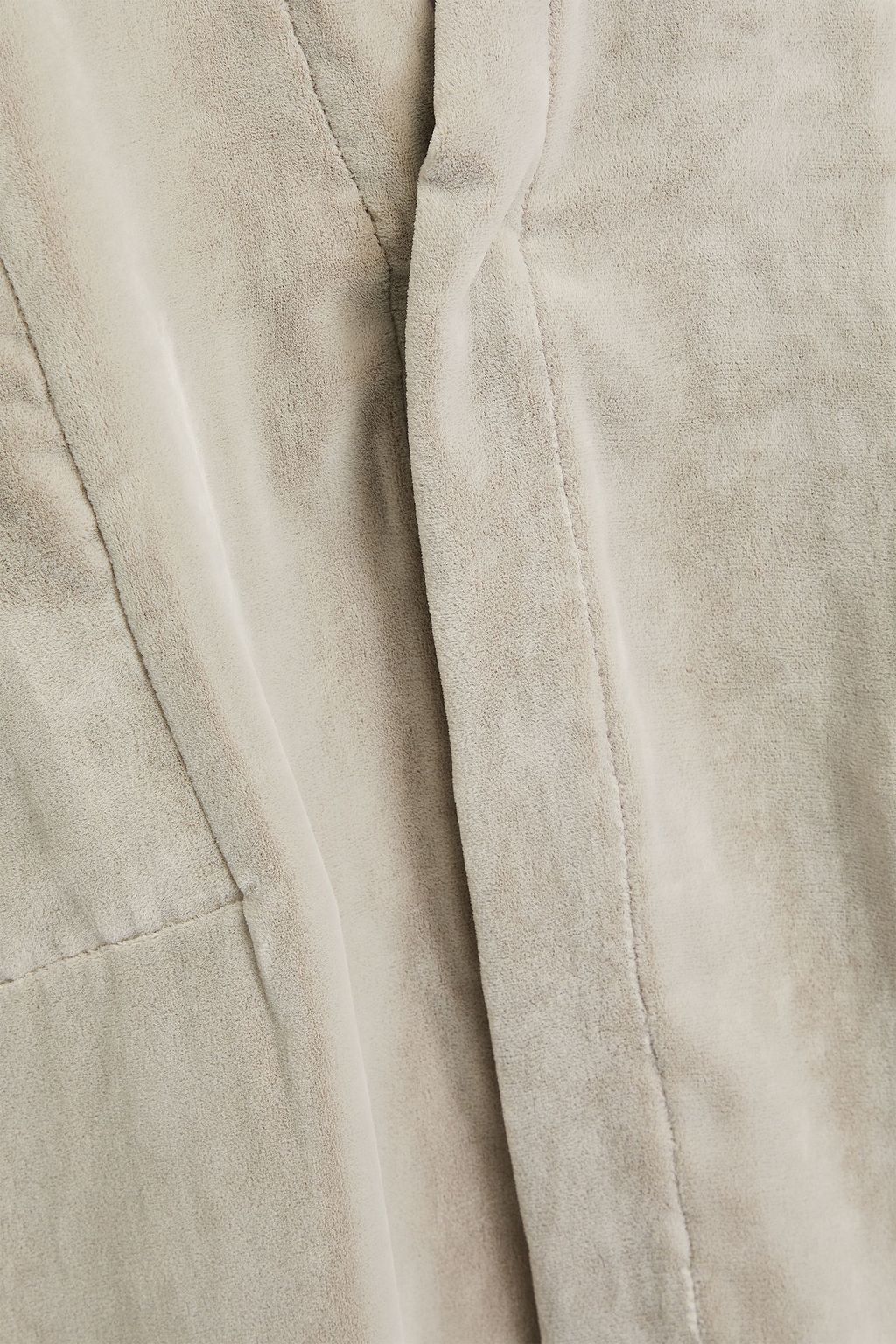 RICK OWENS قميص من المخمل