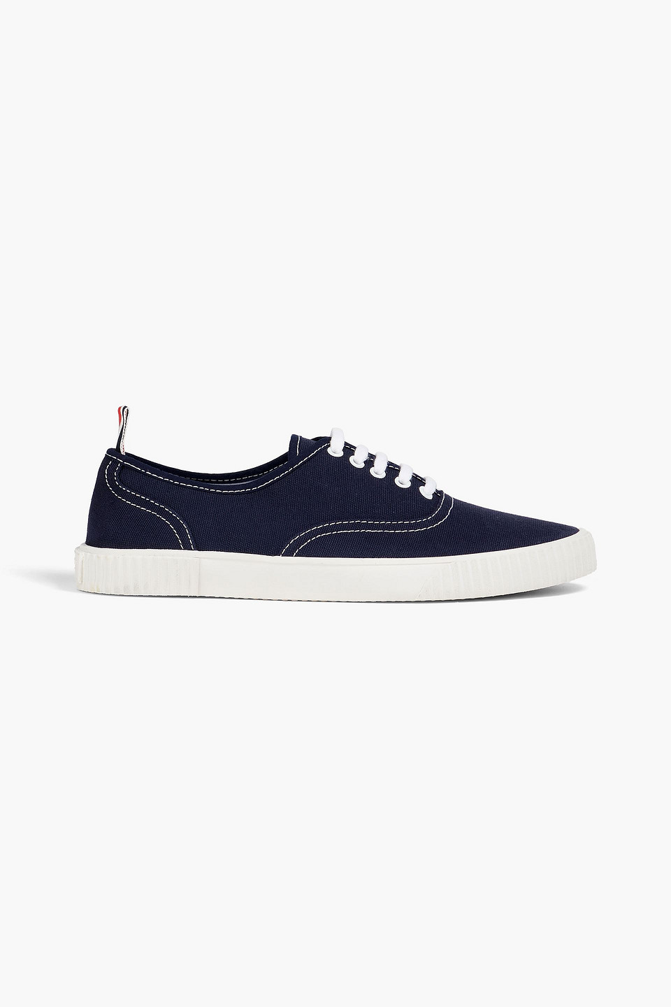 Thom Browne - Heritage canvas sneakers - Blue - US 10