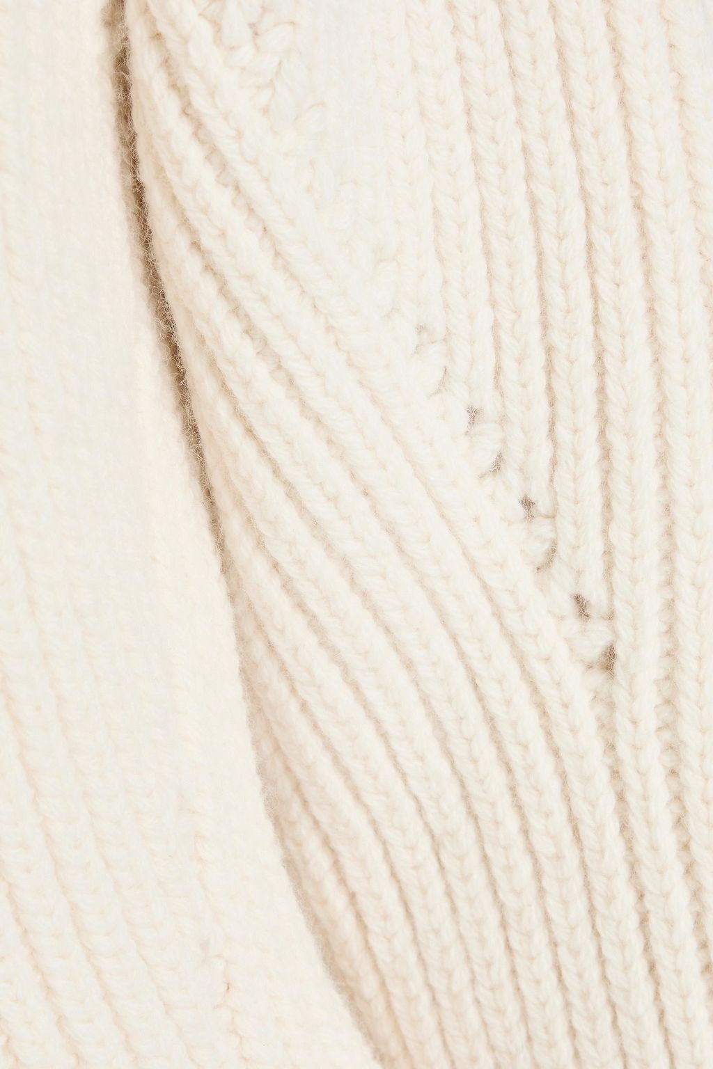 ALAÏA Ribbed wool-blend turtleneck sweater