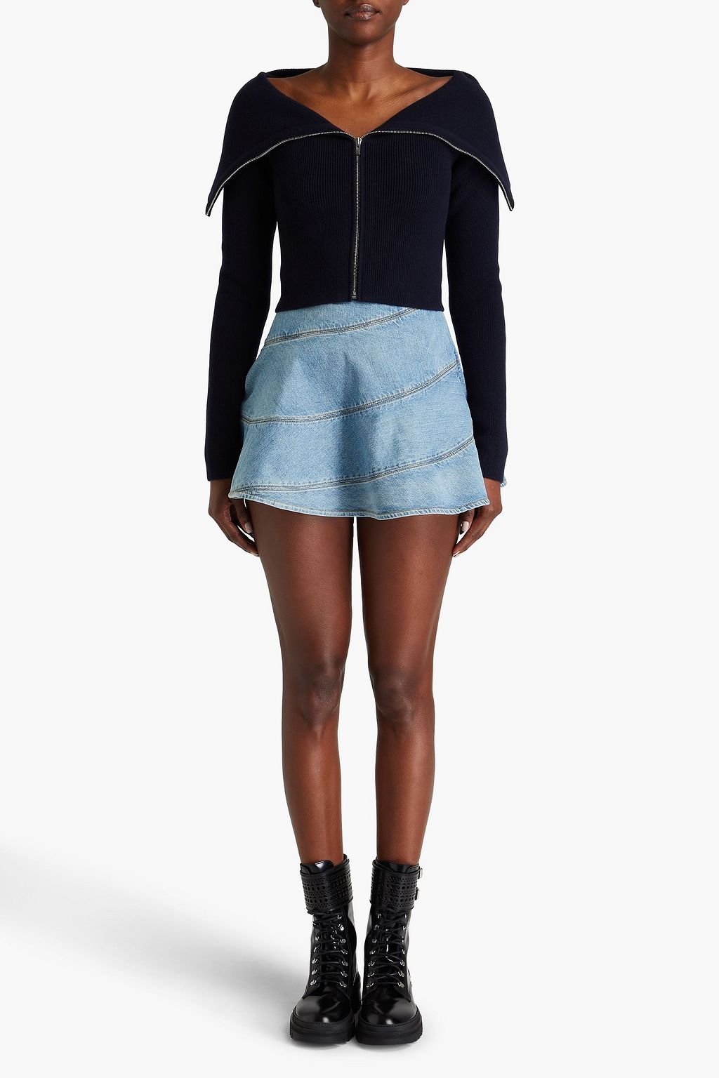 ALAÏA Ribbed wool cardigan