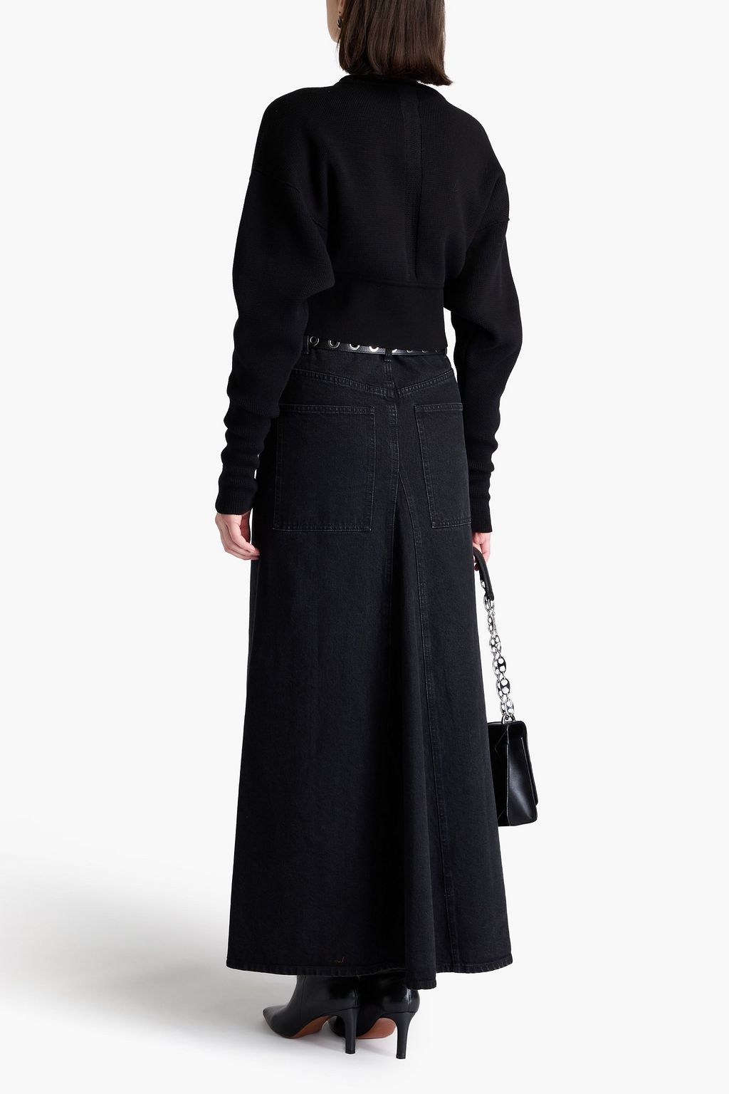 RICK OWENS Cropped cotton sweater