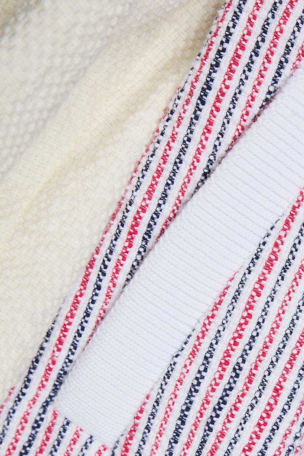 THOM BROWNE Cotton-blend tweed bomber jacket