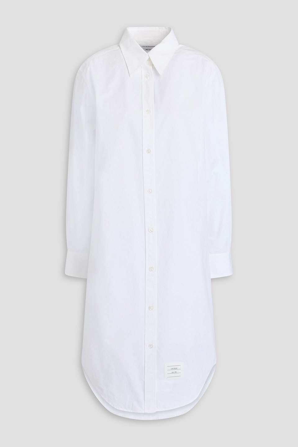 Cotton-poplin shirt dress