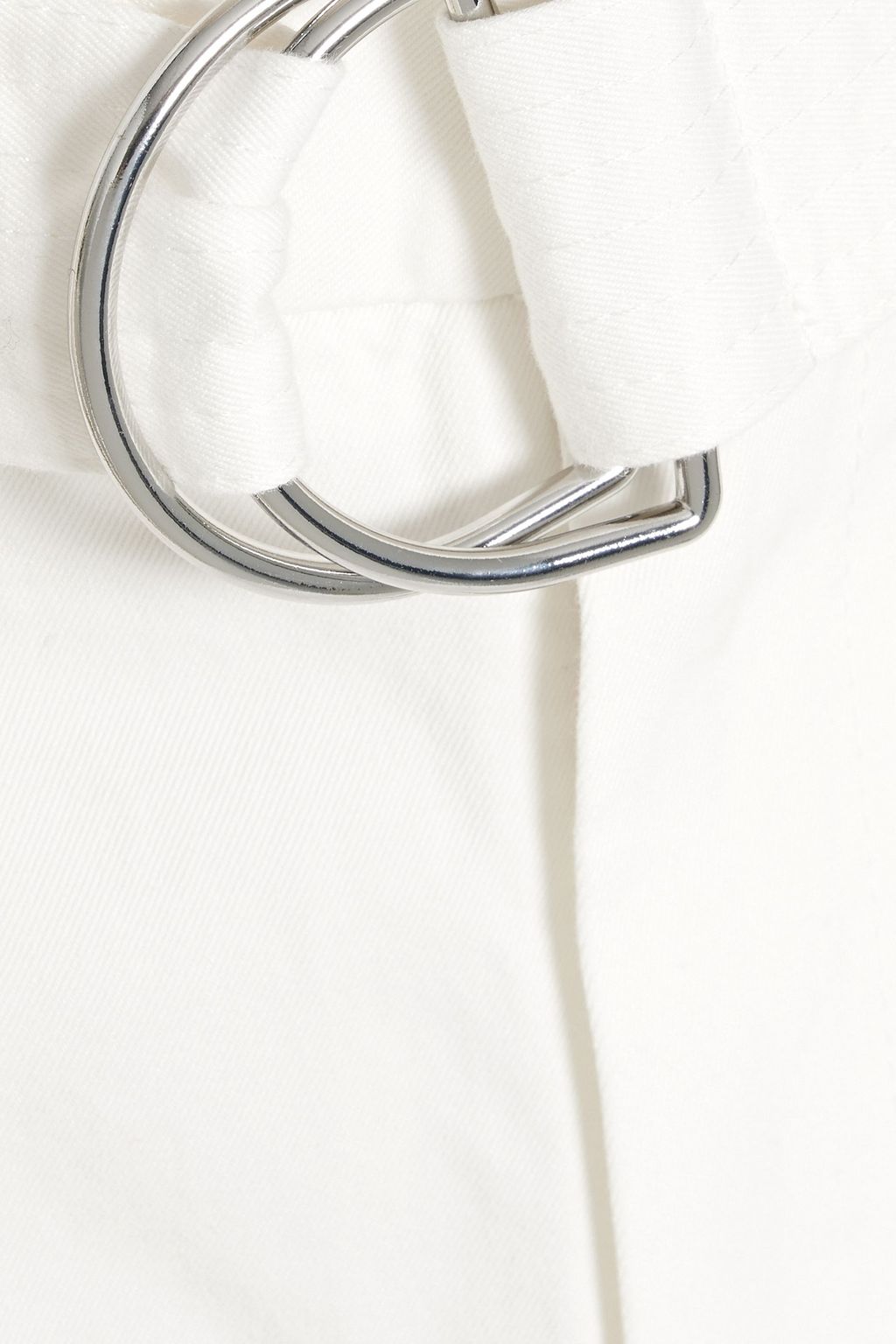 NANUSHKA Radia belted cotton-twill tapered pants