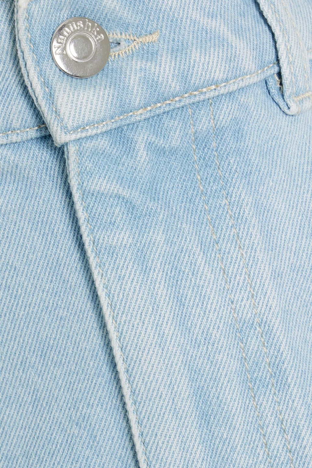 NANUSHKA Zazou denim mini skirt