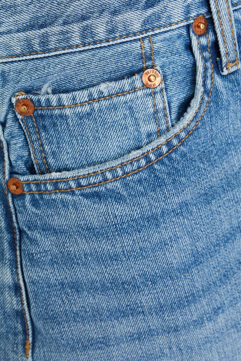 RE/DONE デニム ショートパンツ ほつれ加工