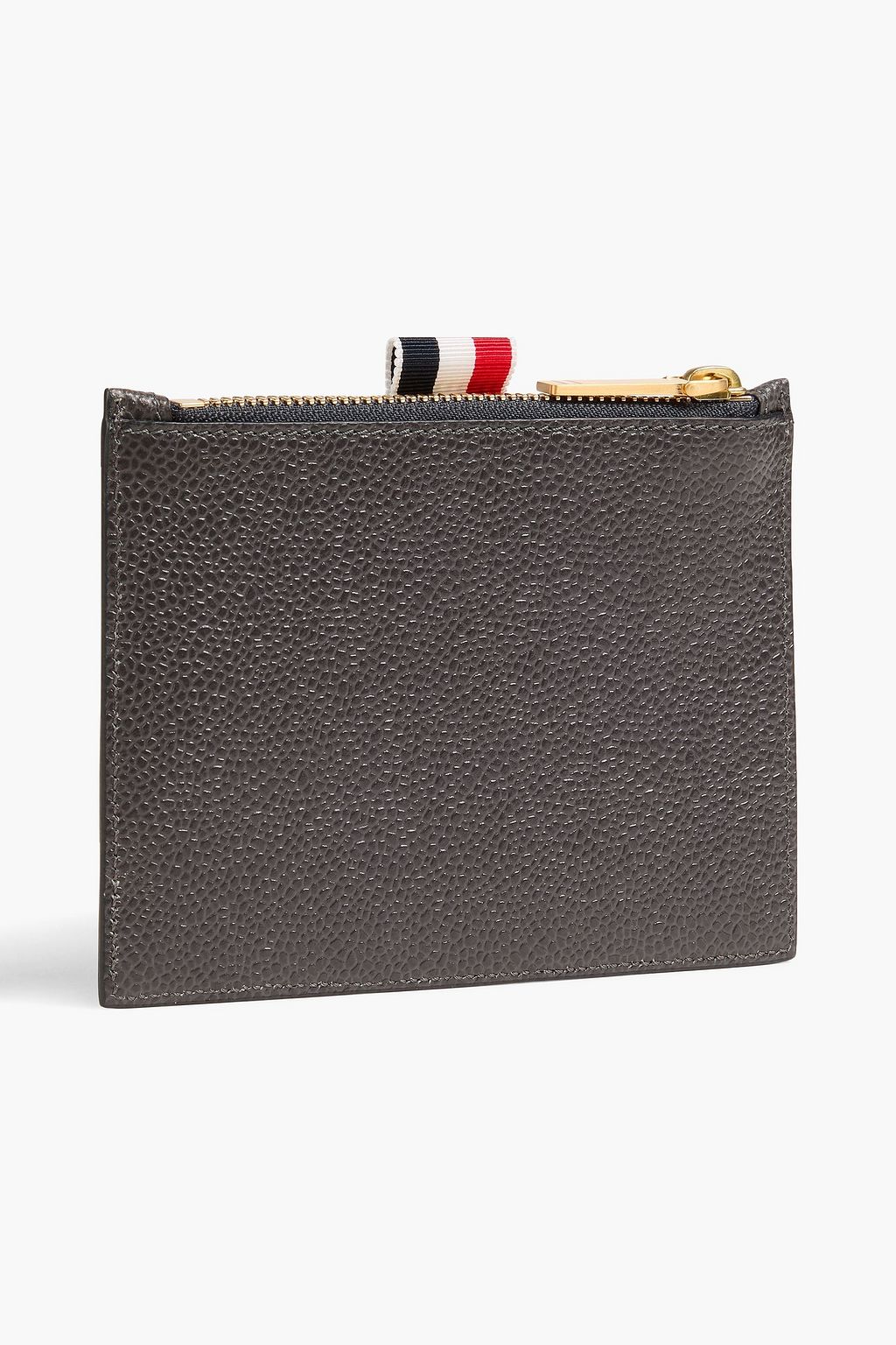 THOM BROWNE Pebbled-leather coin purse