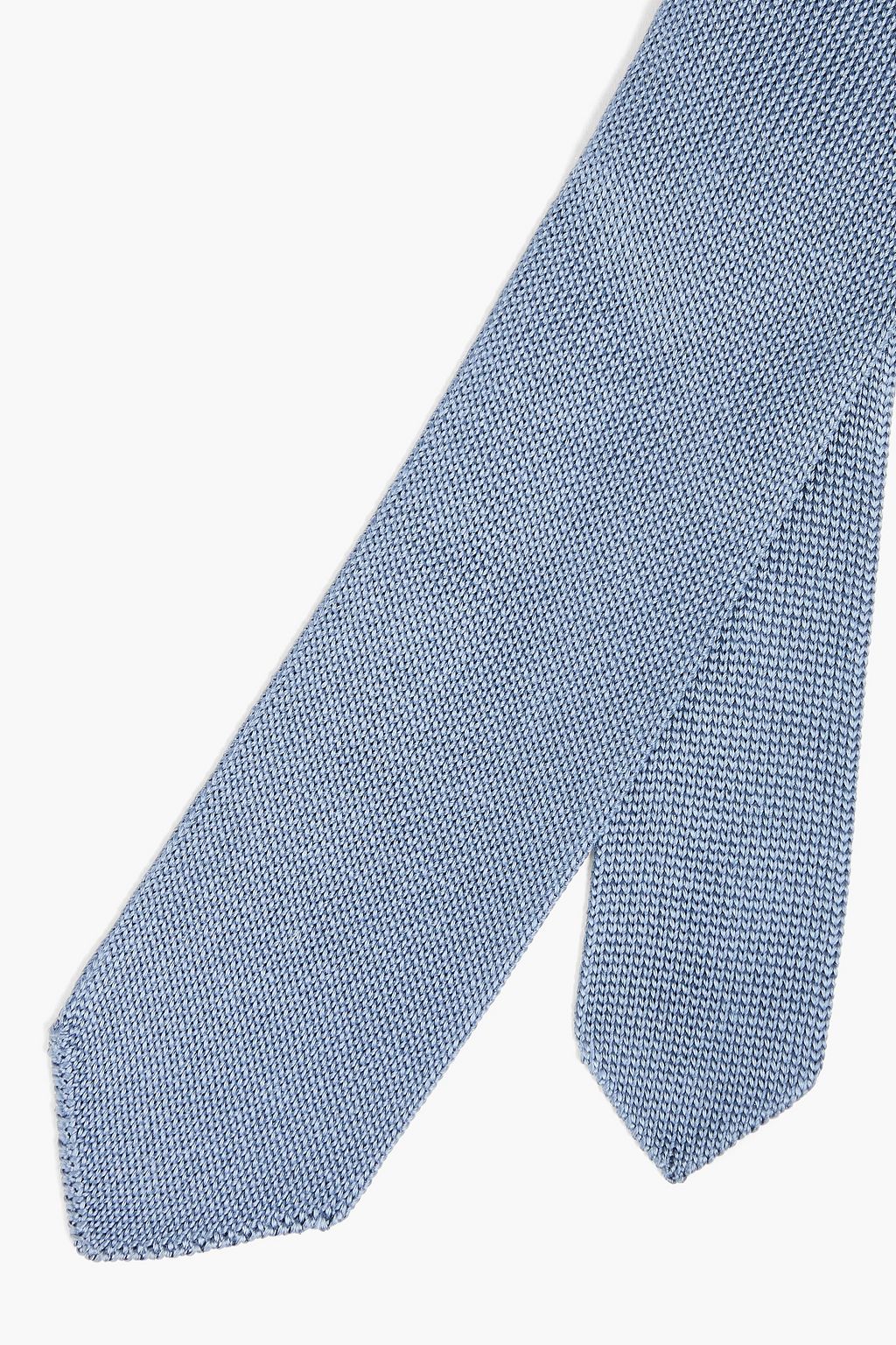 THOM BROWNE Krawatte aus Jacquard-Strick aus einer Seidenmischung
