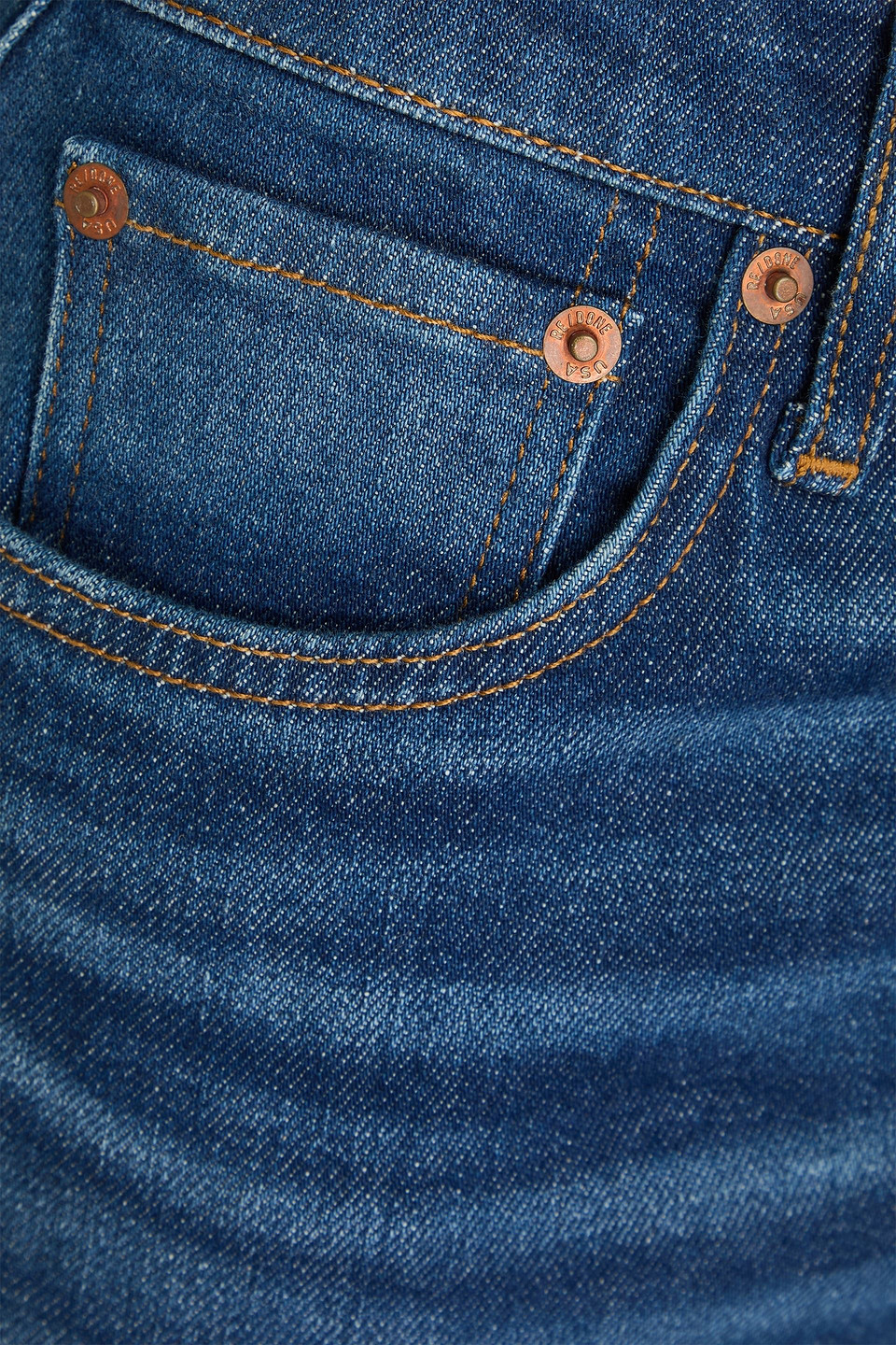 RE/DONE HIGH-RISE STRAIGHT-LEG JEANS