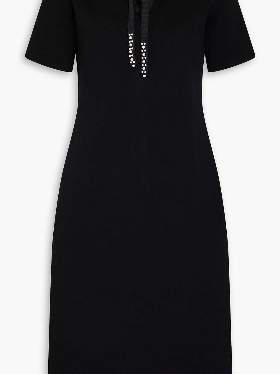 stretch-knit dress
