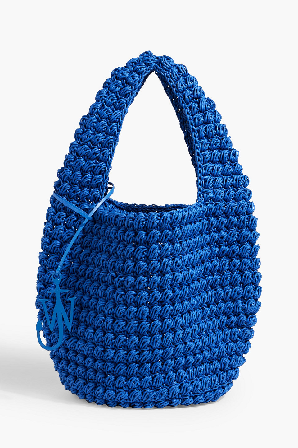 Jw Anderson Popcorn Basket Tote Bag In Blue