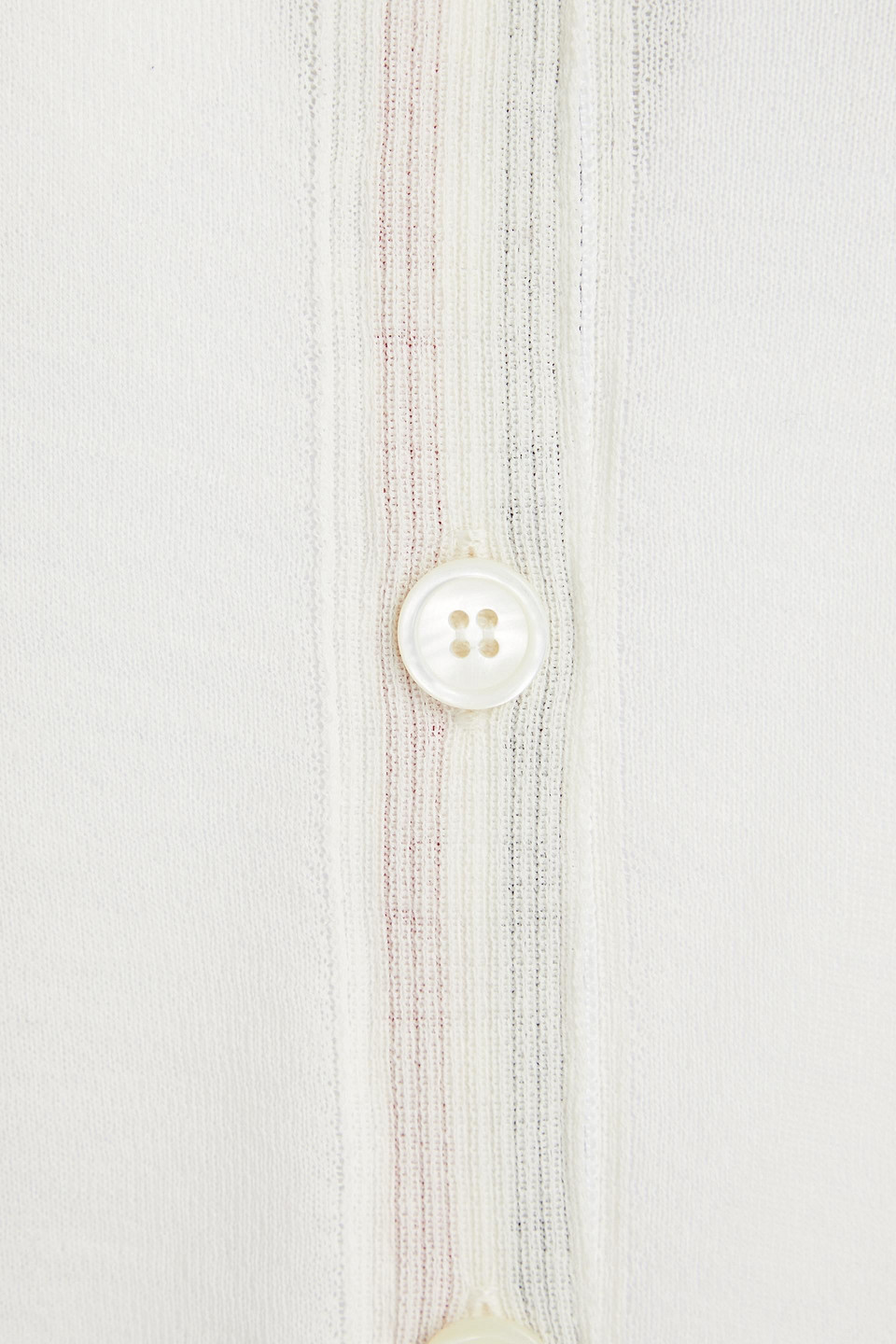 Thom Browne Wool Cardigan In Ivory