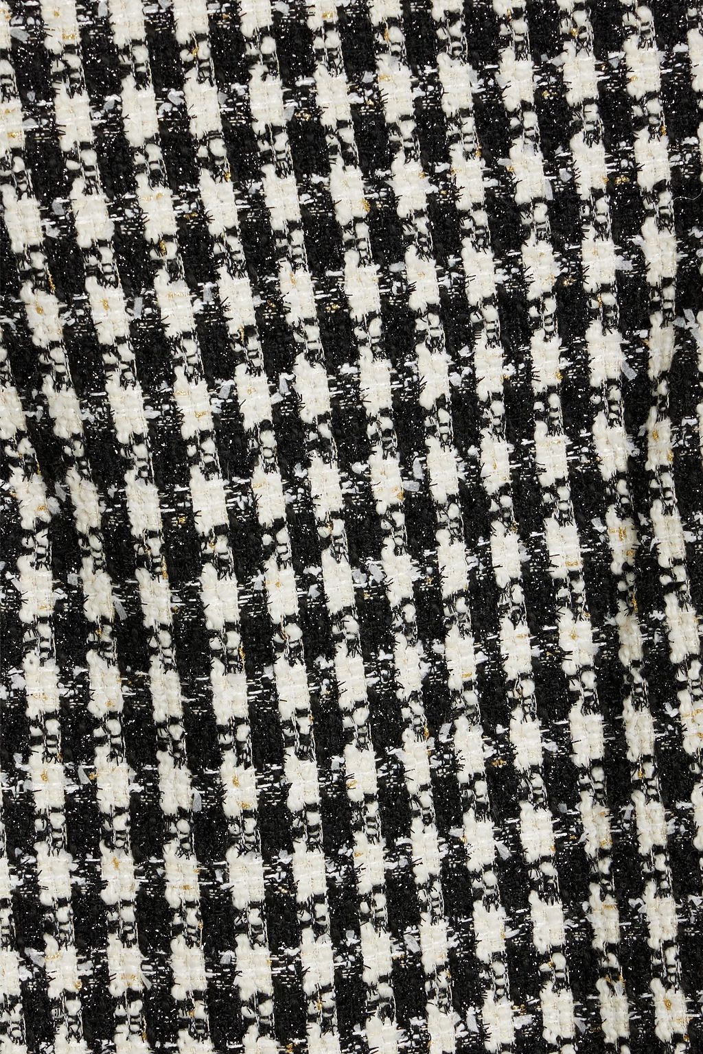 ALICE + OLIVIA ツイード ミニワンピース メタリック ハウンドトゥース