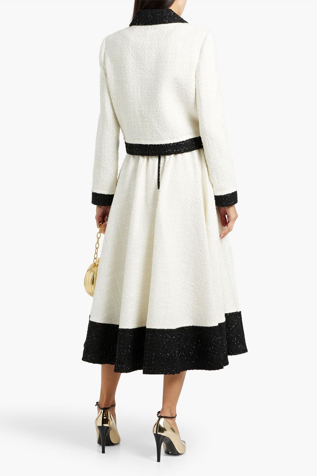 ALICE + OLIVIA جاكيت "توفير" من التويد بلونين