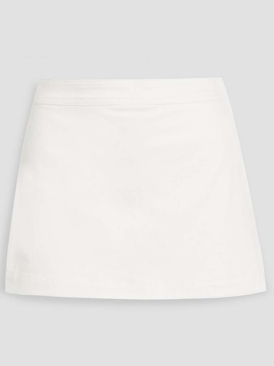 lakelyn skirt-effect denim shorts