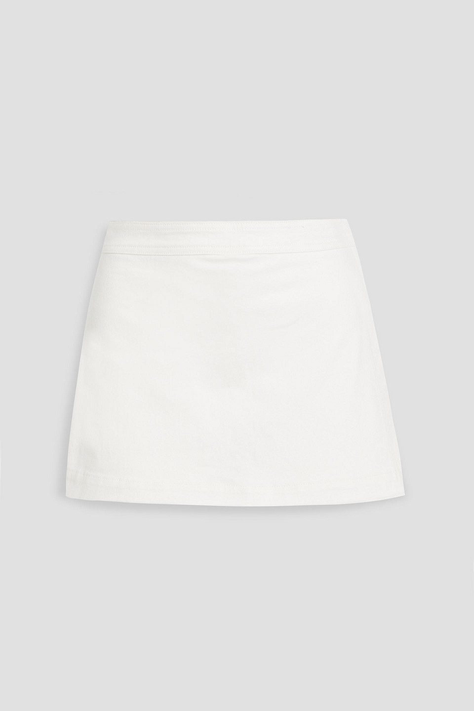 Lakelyn skirt-effect denim shorts