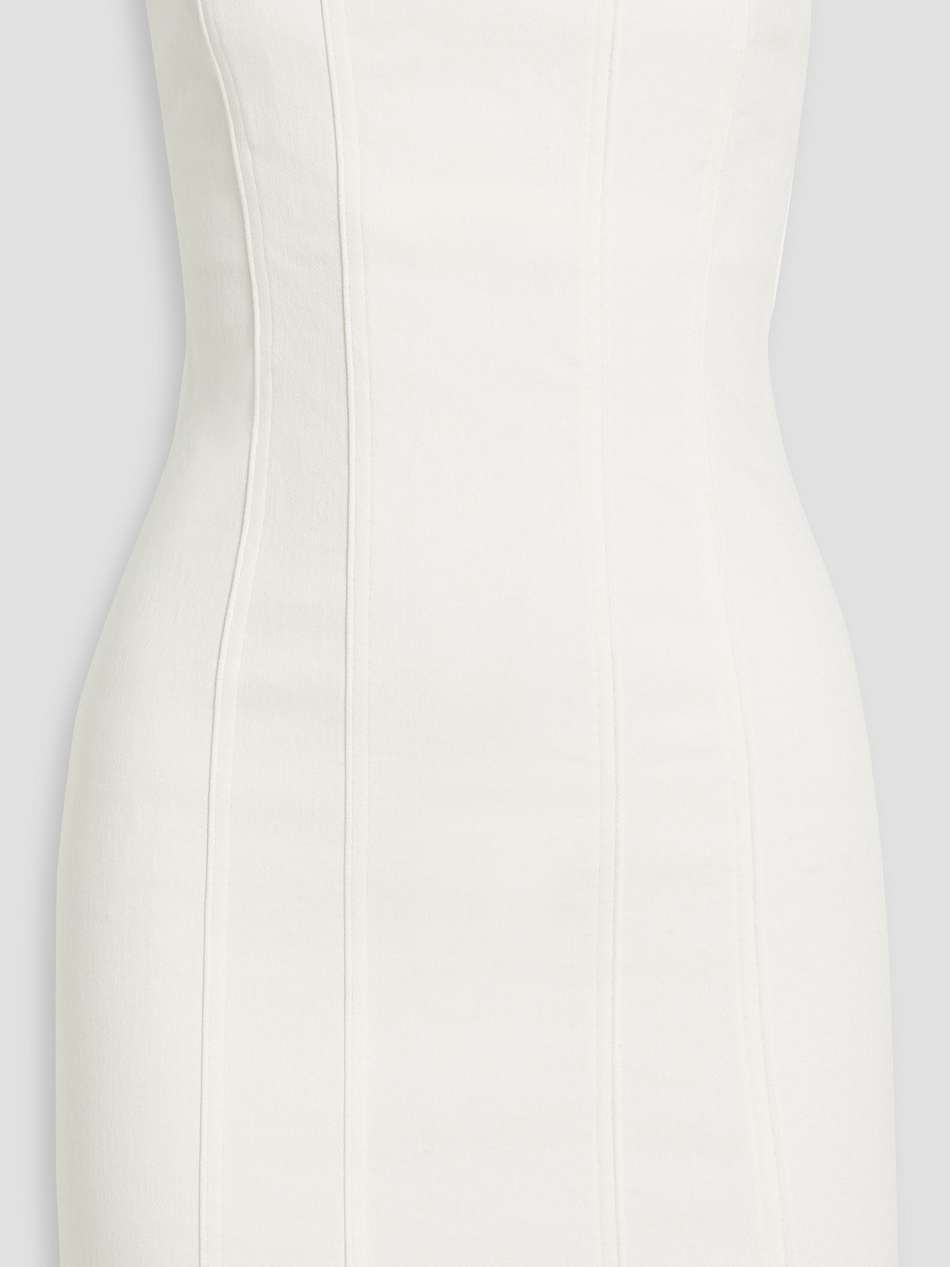 palmer strapless denim mini dress