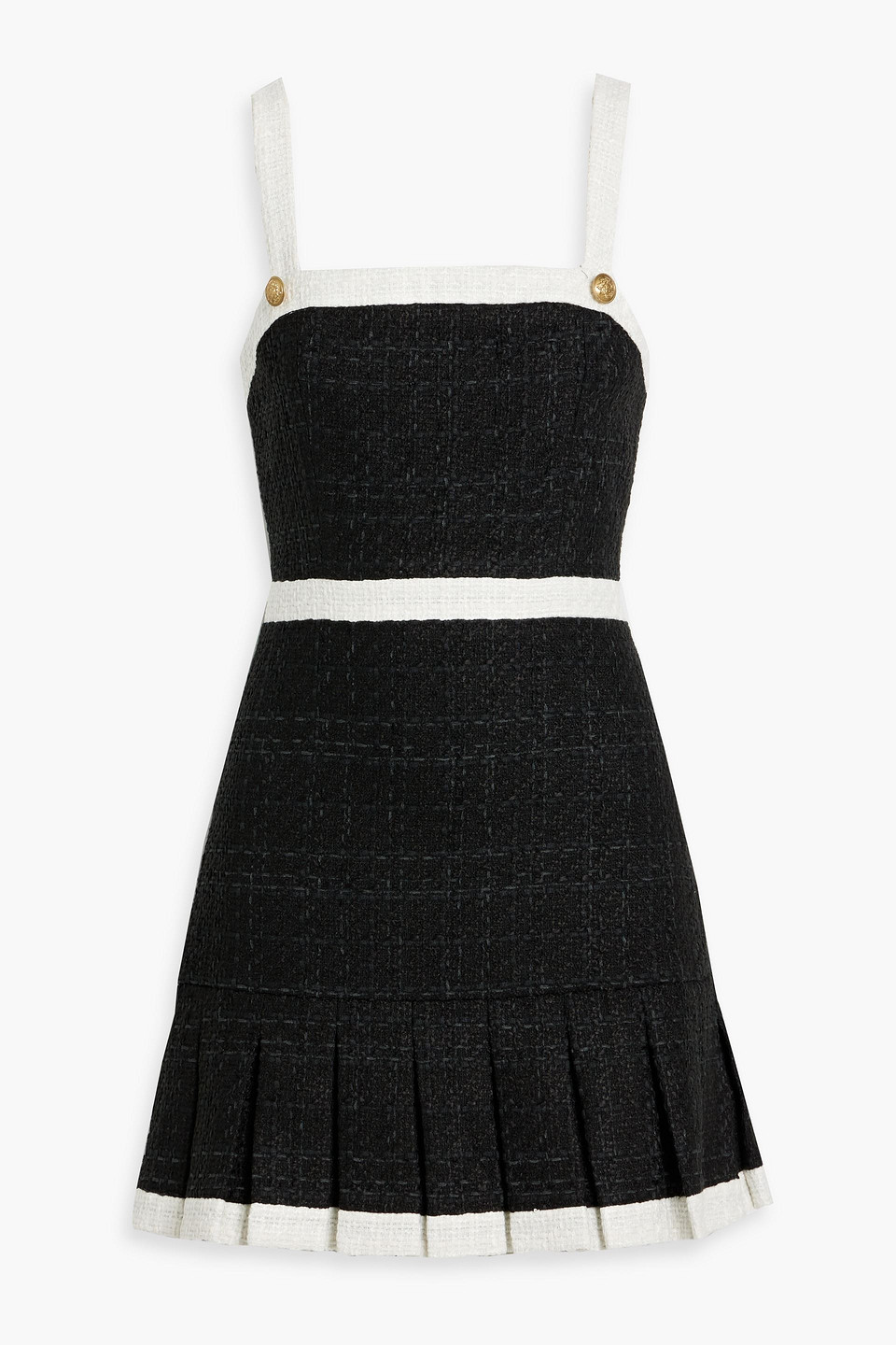 Alice And Olivia Clarine Mini Dress In Black