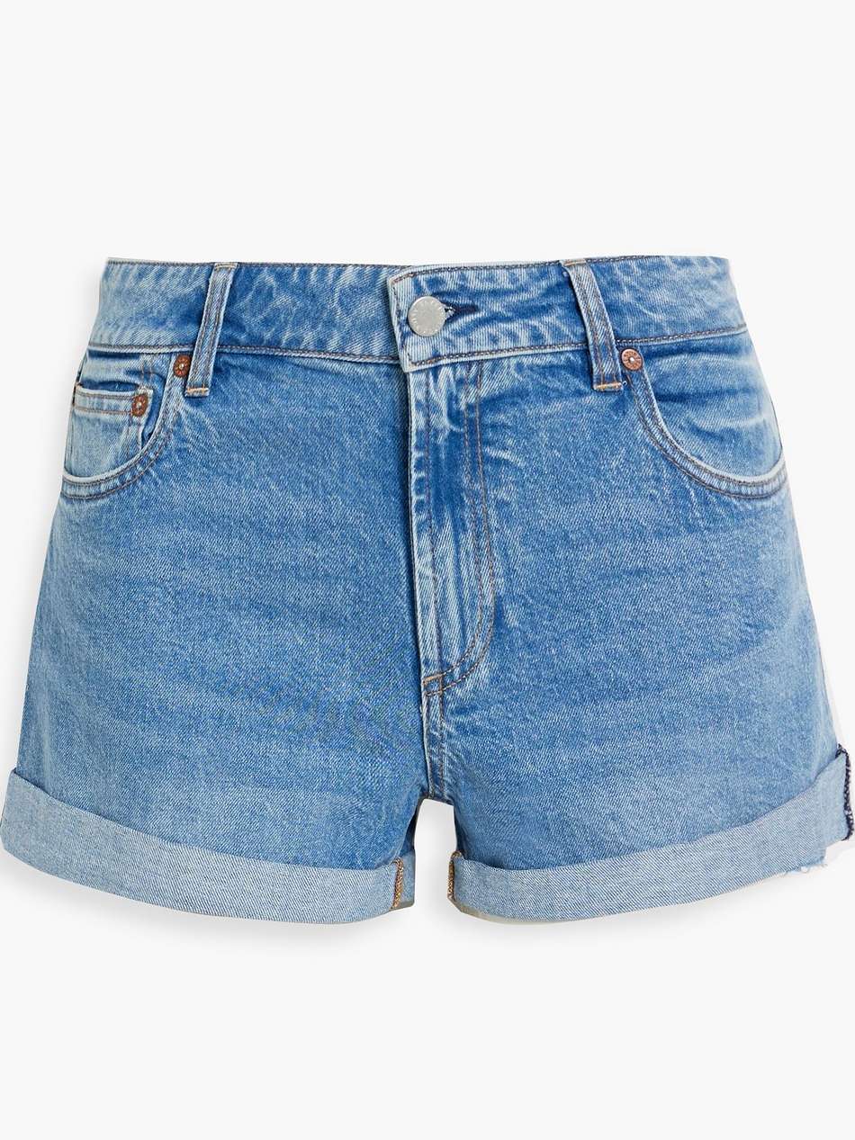 clare denim shorts
