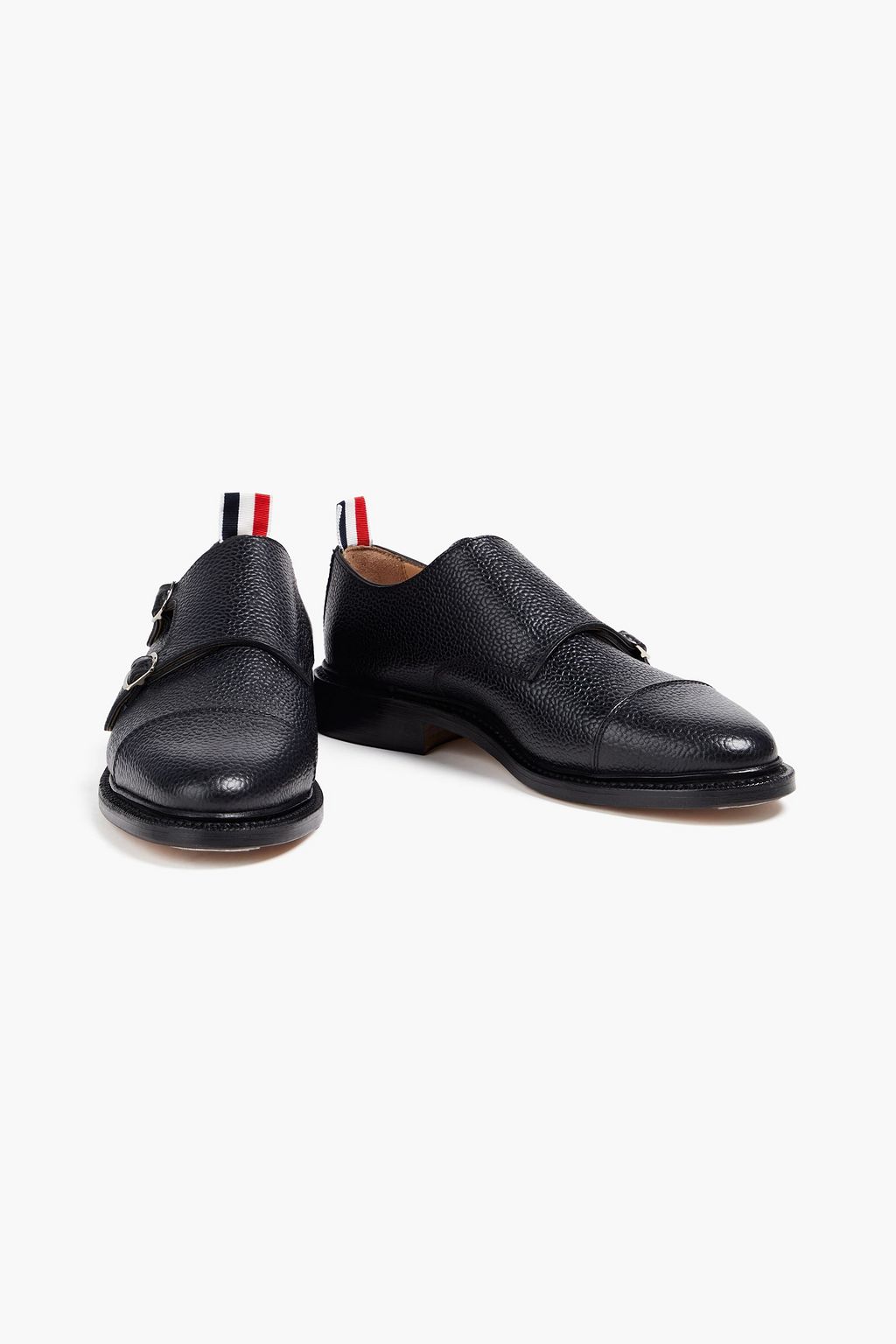 THOM BROWNE حذاء بروغ من الجلد الحبيبي