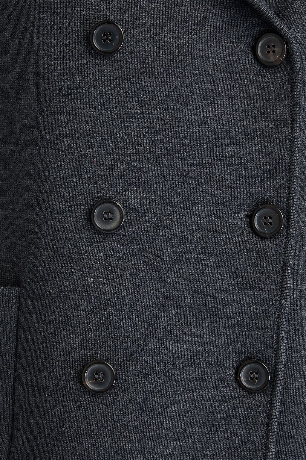 THOM BROWNE Double-breasted striped wool-blend blazer