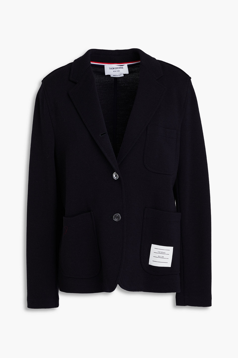 Thom Browne Blazer Aus Wolle In Marineblau