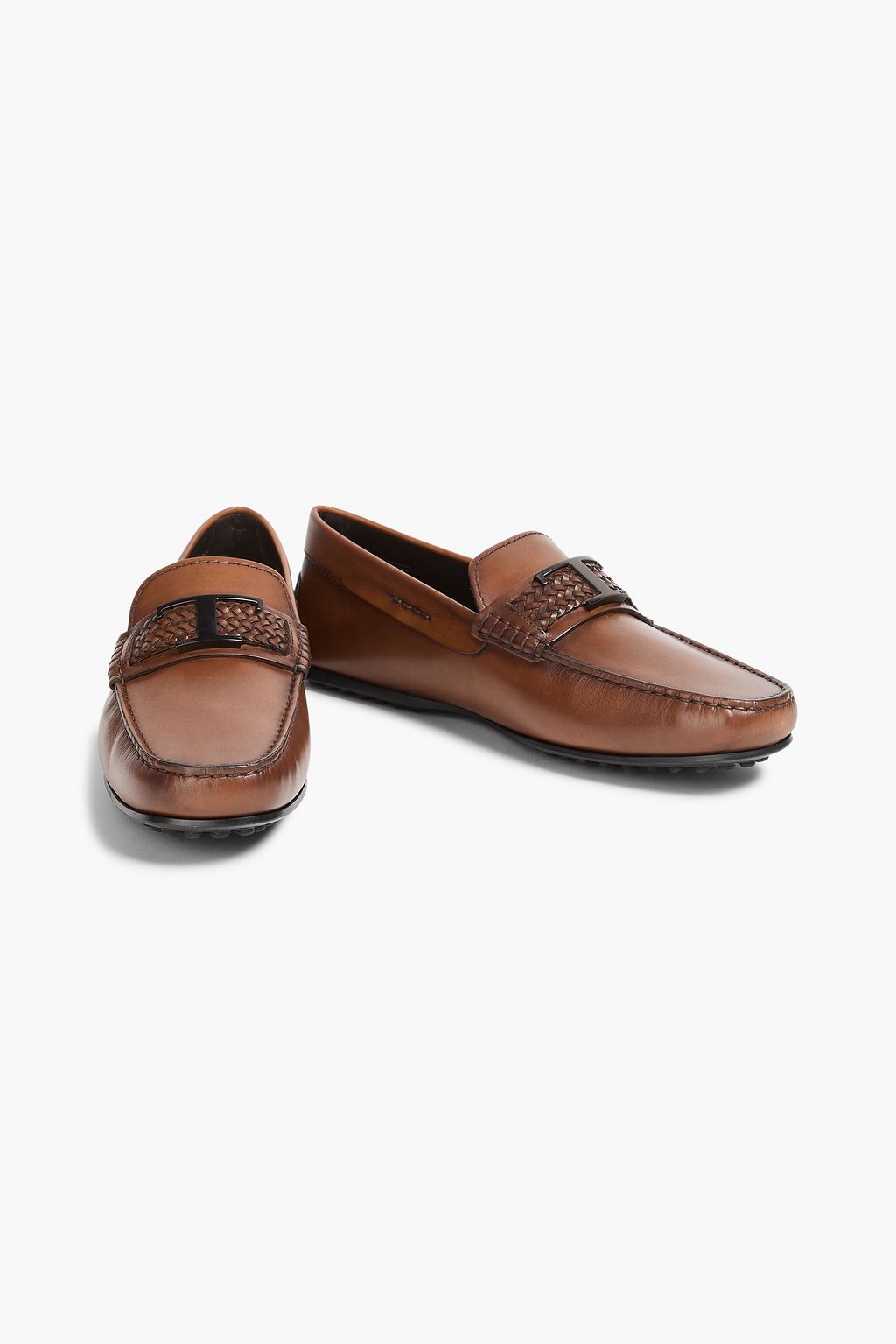 TOD'S T Timeless leather driving shoes