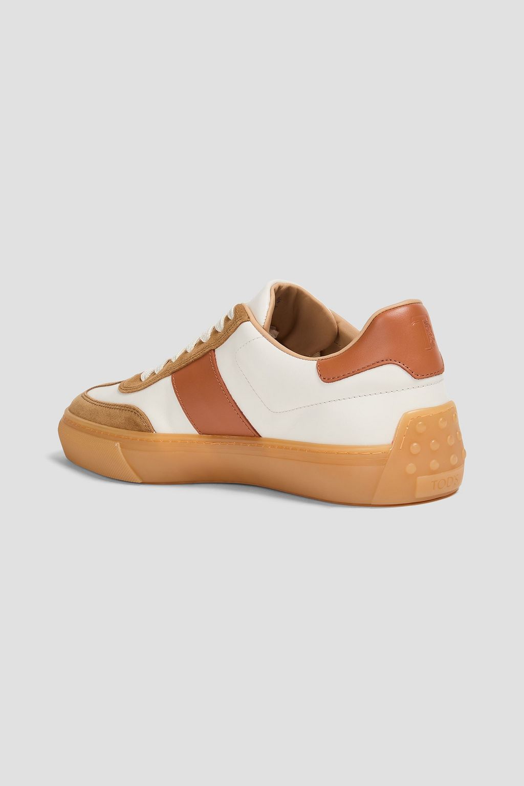 TOD'S حذاء سنيكرز من الجلد والشامواه