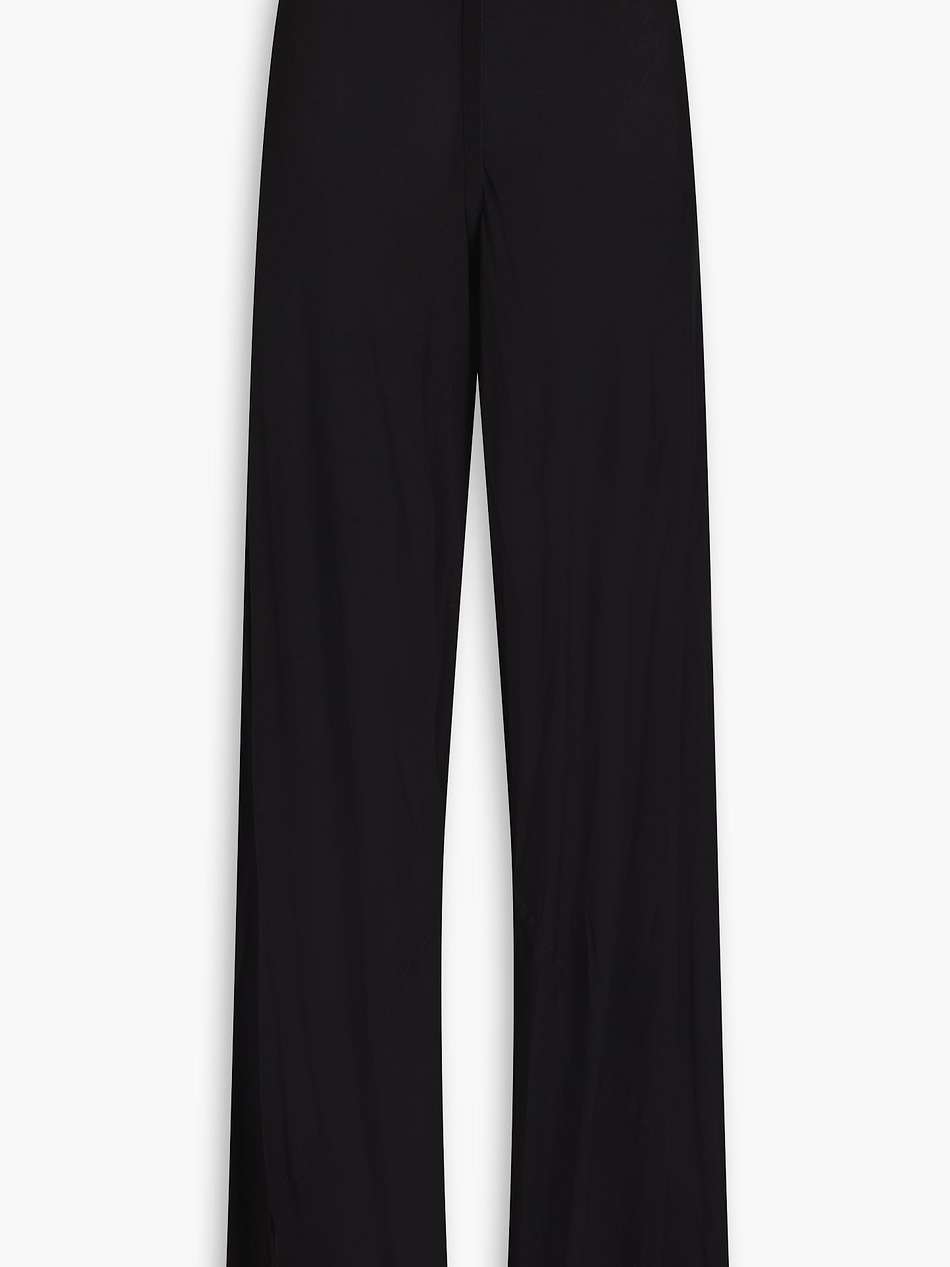 cotton-jersey wide-leg pants