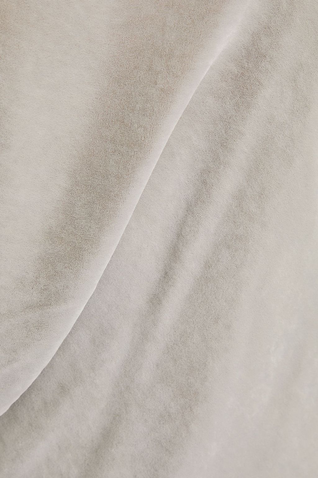 RICK OWENS Seb draped velvet dress