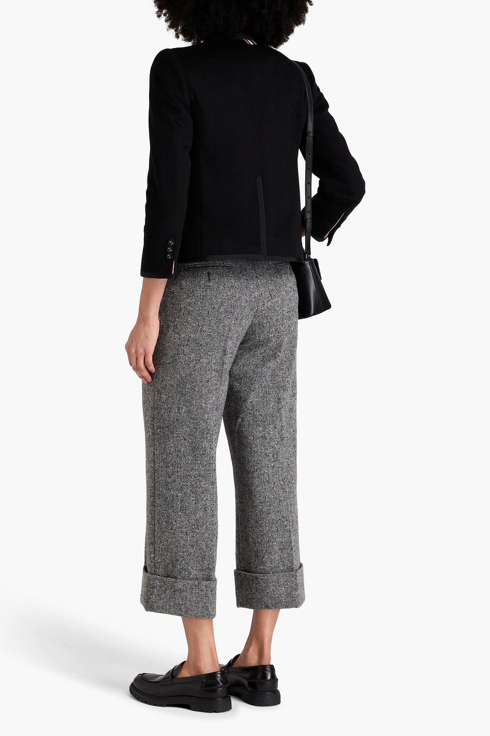 Thom Browne Cashmere-felt Blazer In Black