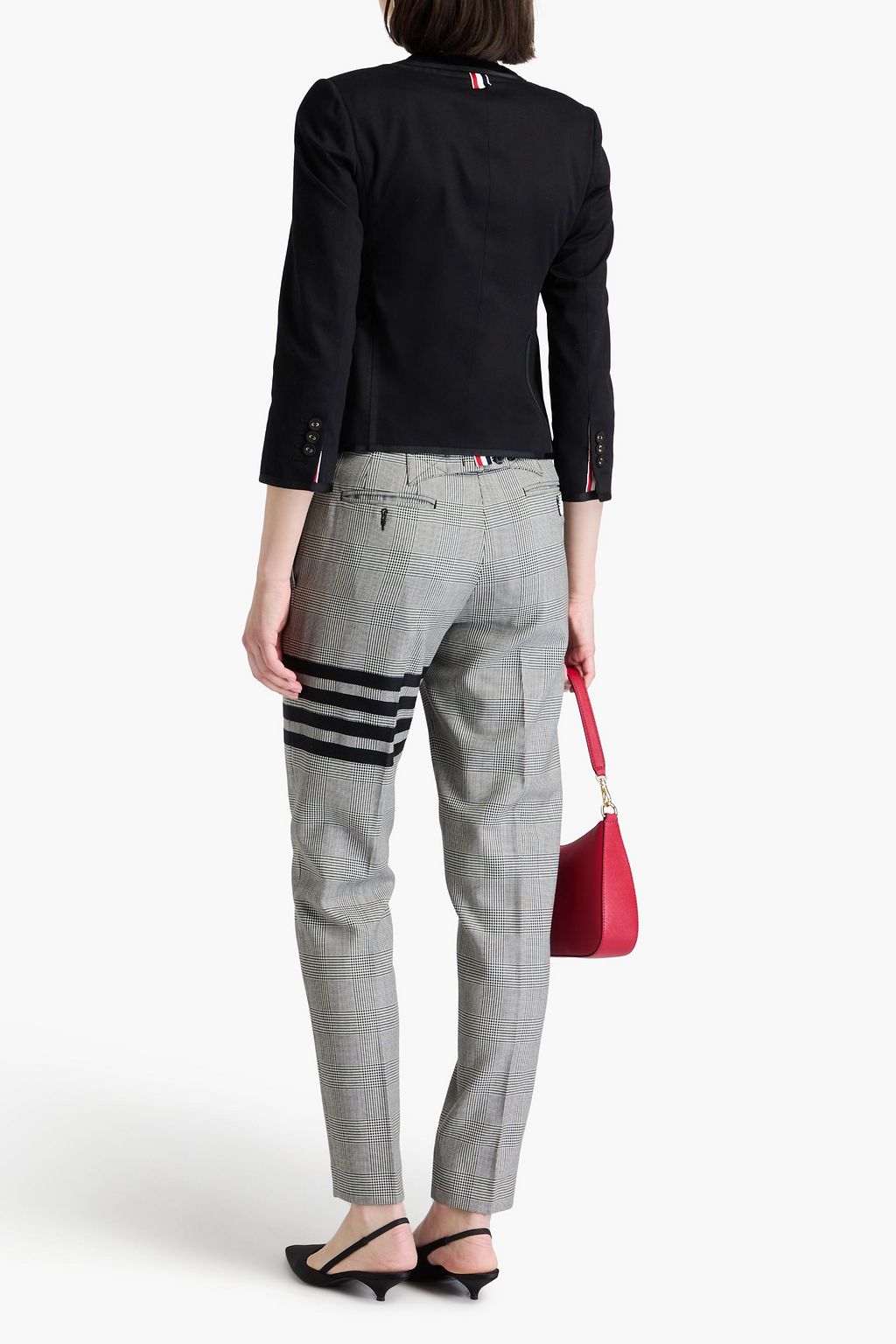 THOM BROWNE بليزر من قطن تويل